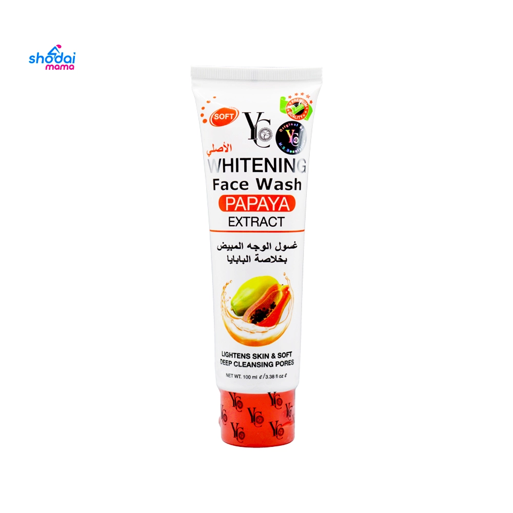 YC Whitening Face Wash Papaya Extract 100ml